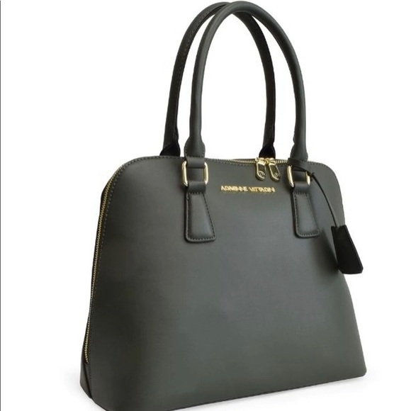 Adrienne Vittadini City Slicker Dome Satchel Handb - Picture 1 of 3